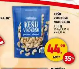 Penny Market KEŠU V KOKOSU NATURALIA, 150 g nabídka
