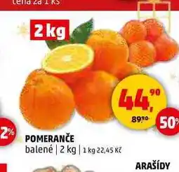 Penny Market POMERANČE, 2 kg nabídka