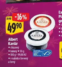 Albert Kaviár nabídka