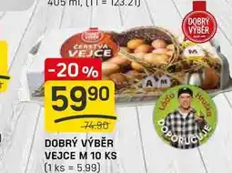 Flop DOBRÝ VÝBĚR VEJCE M 10 KS nabídka
