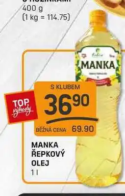 Flop MANKA ŘEPKOVÝ OLEJ 1l nabídka