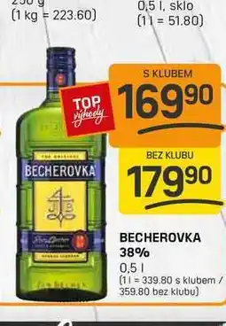 Flop BECHEROVKA 38% 0,5l nabídka