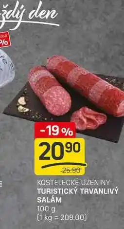 Flop TURISTICKÝ TRVANLIVÝ SALÁM 100 g nabídka