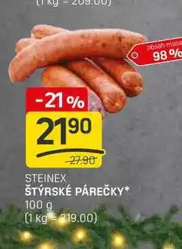 Flop ŠTÝRSKÉ PÁREČKY 100 g nabídka