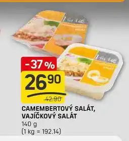 Flop CAMEMBERTOVÝ SALÁT, VAJÍČKOVÝ SALÁT 140 g nabídka