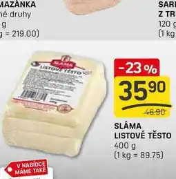 Flop SLÁMA LISTOVÉ TĚSTO 400 g nabídka