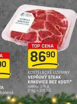 Flop VEPŘOVÝ STEAK KRKOVICE BEZ KOSTI plátky 375 g nabídka