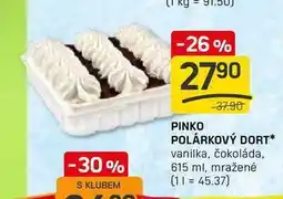 Flop POLÁRKOVÝ DORT vanilka, čokoláda, 615 ml nabídka