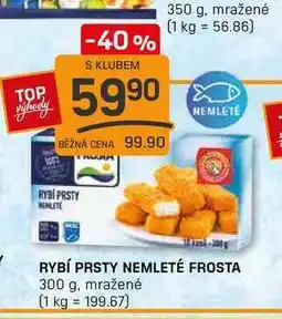 Flop RYBÍ PRSTY NEMLETÉ FROSTA 300 g, mražené nabídka