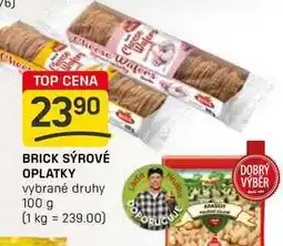 Flop BRICK SÝROVÉ OPLATKY vybrané druhy 100 g nabídka