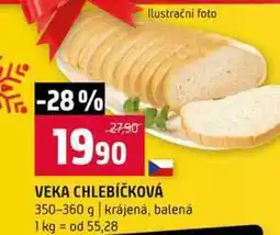 Terno VEKA CHLEBÍČKOVÁ 350-360 g krájená, balená nabídka