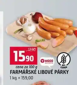 Terno FARMÁŘSKÉ LIBOVÉ PÁRKY 1 kg nabídka