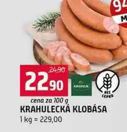 Terno KRAHULECKÁ KLOBÁSA 100g nabídka