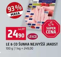 Terno LE & CO ŠUNKA NEJVYŠŠÍ JAKOST 100 g nabídka