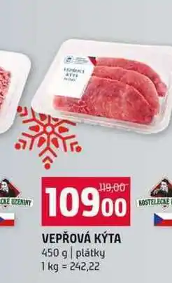 Terno VEPŘOVÁ KÝTA 450 g plátky nabídka