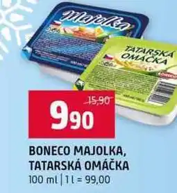 Terno BONECO MAJOLKA, TATARSKÁ OMÁČKA 100 ml nabídka