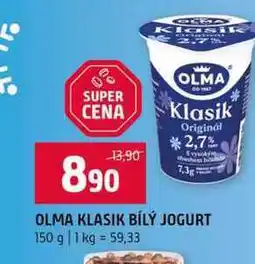 Terno OLMA KLASIK BÍLÝ JOGURT 150 g nabídka