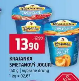 Terno KRAJANKA SMETANOVÝ JOGURT 150 g vybrané druhy nabídka