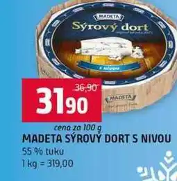 Terno MADETA SÝROVÝ DORT S NIVOU 55% tuku nabídka