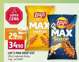 Terno LAY'S MAX DEEP-CUT 120 g vybrané druhy nabídka