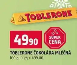 Terno TOBLERONE ČOKOLÁDA MLÉČNÁ 100 g nabídka