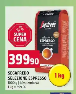 Terno SEGAFREDO SELEZIONE ESPRESSO 1000 g káva zrnková nabídka