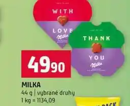 Terno MILKA 44 g vybrané druhy nabídka