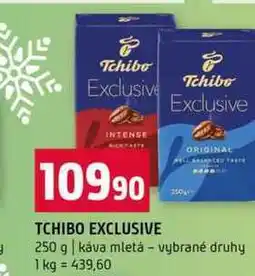 Terno TCHIBO EXCLUSIVE 250 g káva mletá vybrané druhy nabídka