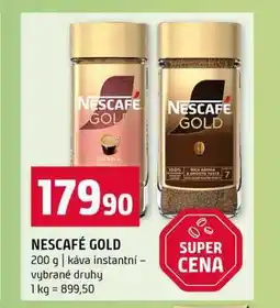 Terno NESCAFÉ GOLD 200 g káva instantní vybrané druhy nabídka