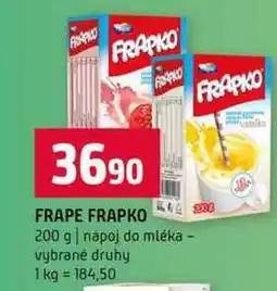 Terno FRAPE FRAPKO 200 g nápoj do mléka vybrané druhy nabídka