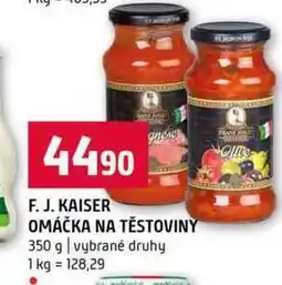 Terno F. J. KAISER OMÁČKA NA TĚSTOVINY 350 g vybrané druhy nabídka
