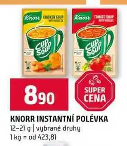 Terno KNORR INSTANTNÍ POLÉVKA 12-21 g vybrané druhy nabídka