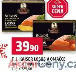 Terno F. J. KAISER LOSOS V OMÁČCE 110/55 g vybrané druhy nabídka
