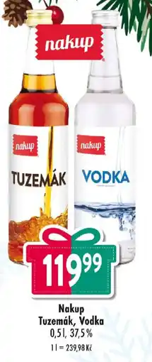 Qanto Nakup Tuzemák, Vodka nabídka