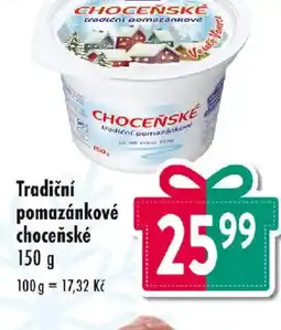 Qanto Tradiční pomazánkové choceňské nabídka