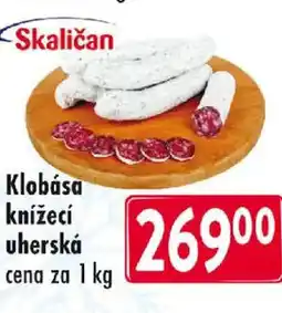 Qanto Klobása knížecí uherská nabídka