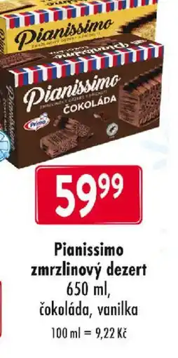 Qanto Pianissimo zmrzlinový dezert nabídka