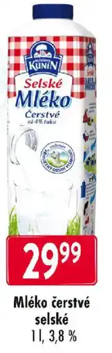 Qanto Mléko čerstvé selské nabídka