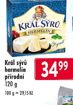 Qanto Král sýrů hermelín přírodní nabídka