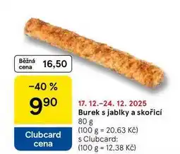 Tesco Burek s jablky a skořicí, 80 g nabídka