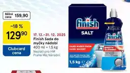Tesco Finish Sada do myčky nádobí, 400 ml + 1,5 kg nabídka