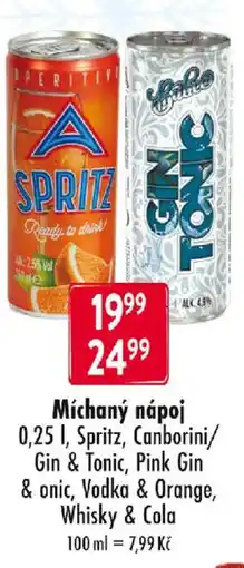 Qanto Míchaný nápoj nabídka