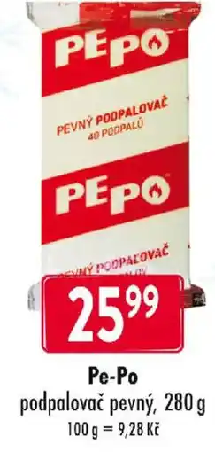 Qanto Pe-Po podpalovač pevný nabídka