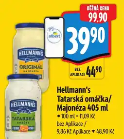 Albert Hellmann's Tatarská omáčka/ Majonéza nabídka