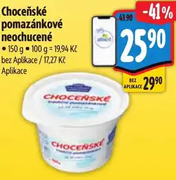 Albert Choceňské pomazánkové neochucené nabídka