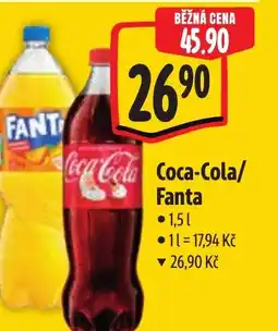 Albert Coca-Cola/ Fanta nabídka