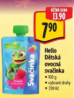 Albert Hello Dětská ovocná svačinka nabídka