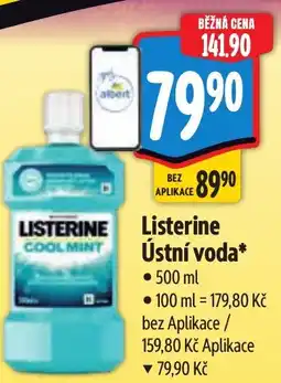 Albert Listerine Ústní voda nabídka