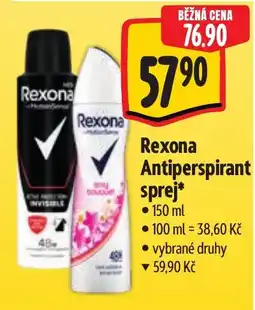 Albert Rexona Antiperspirant sprej nabídka