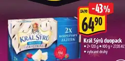 Albert Král Sýrů duopack nabídka